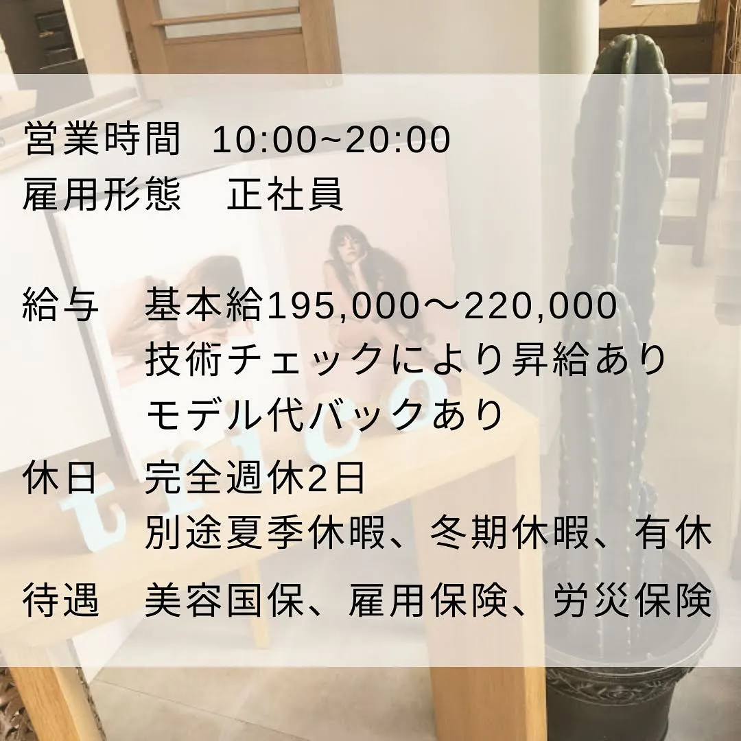 トリコで一緒に楽しく働きませんか？🌱𓂃 𓈒