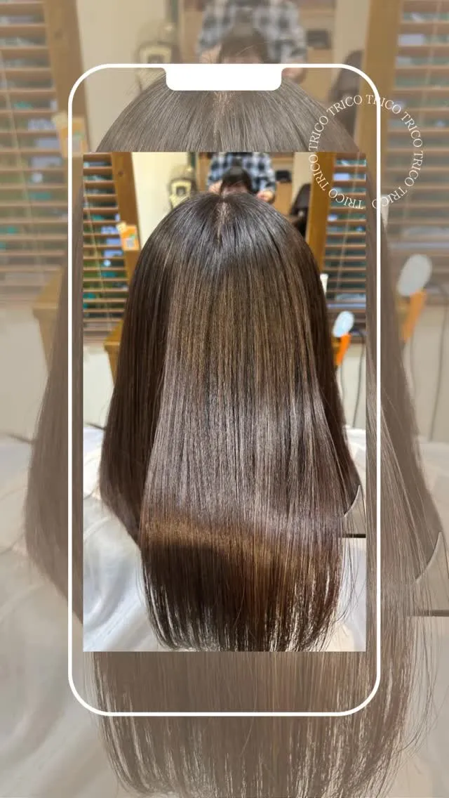 📍荻窪美容室トリコで話題の【髪質改善ストレート】✨