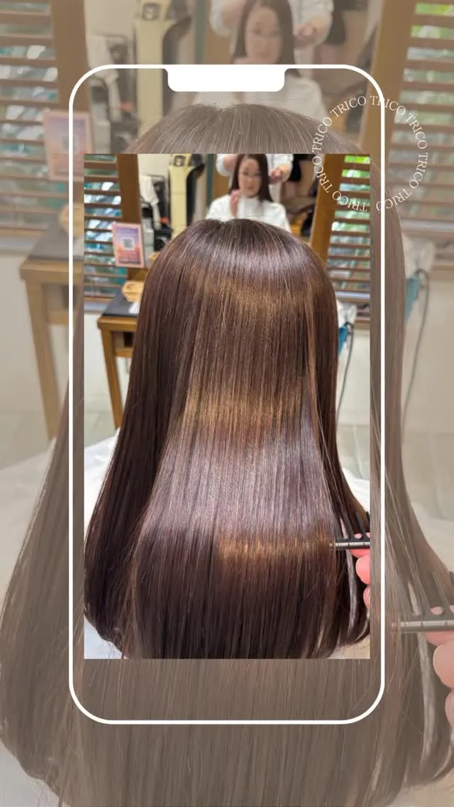 📍荻窪美容室トリコで話題の【髪質改善ストレート】✨